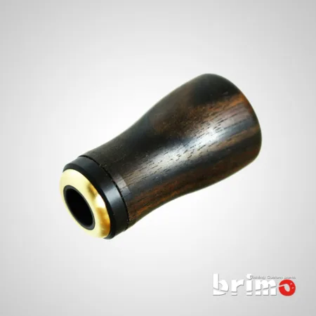 縞黒檀のウッド製ハンドルノブ - ブリモ リールハンドルノブとハンドル