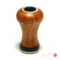 全長29mmの花梨ウッドノブ、ブリモ Sanctus brave290。シマノ、ダイワ製リールに適合。伝統形状とbrimoリング搭載。